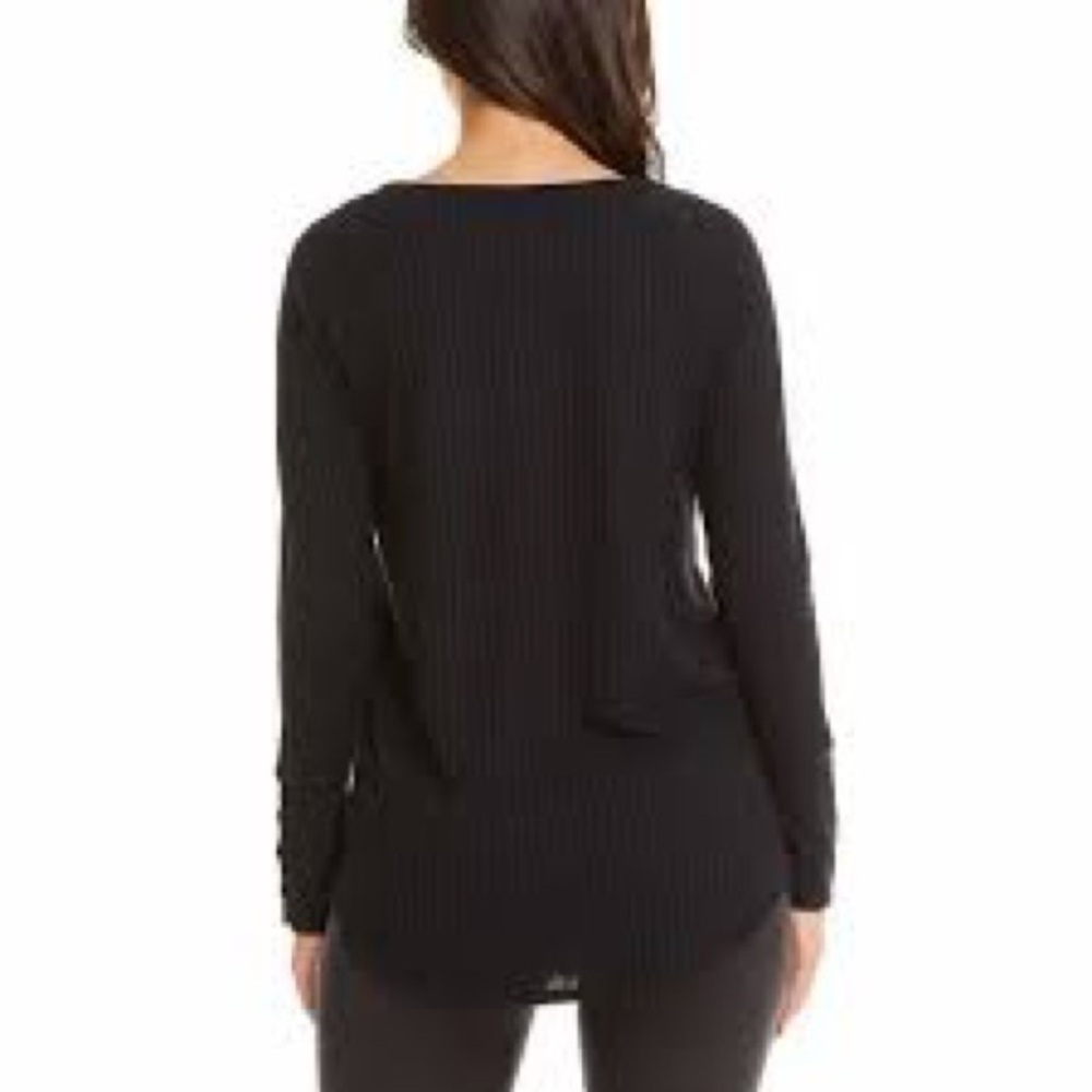 Chaser Long Sleeve Thermal Waffle Knit Shirt Size - Picture 3 of 12